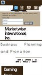 Mobile Screenshot of marketwiseintl.com